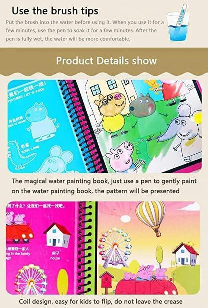 Magic Water Book For Kids – Pack of 4 🎨👶