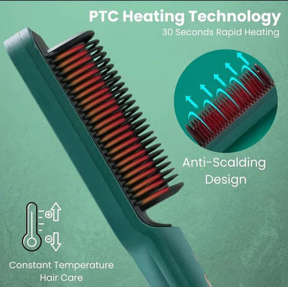 SilkComb™ Electric Hair Straightener Comb Brush