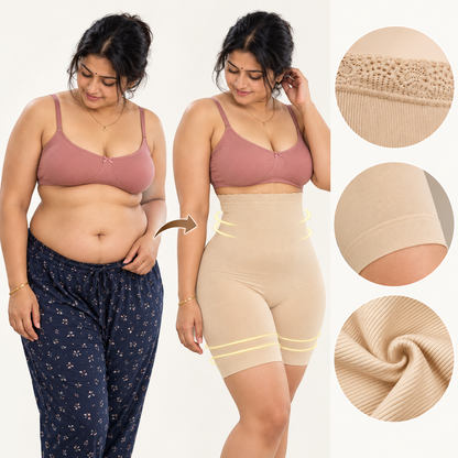 4-in-1 Tummy Tucker - Quick Slim Shaper for Tummy, Thighs, Hips, Back [COOL & BREATHABLE]