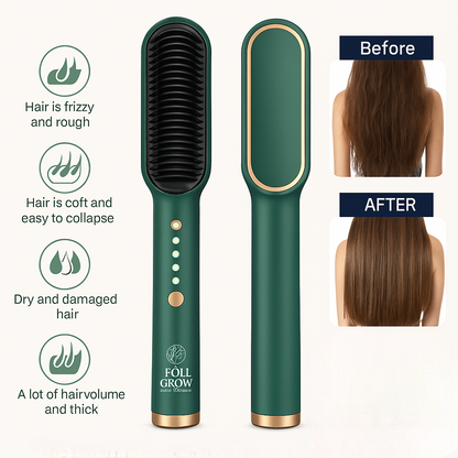 SilkComb™ Electric Hair Straightener Comb Brush