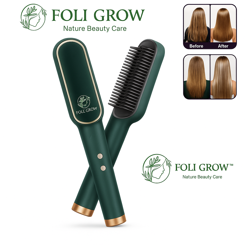 SilkComb™ Electric Hair Straightener Comb Brush